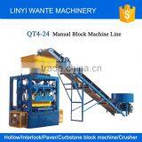 2016China Linyi Wante Machinery QT4-24 Semi-automatic Hollow Brick Making Machine Factory Price Supplier's Choice thumbnail-2