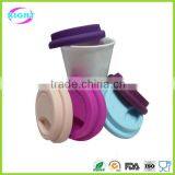 Silicone Rubber Coffee Cup Lid and Sleeve thumbnail-2