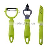 set of 3pcs knife set with pp handle