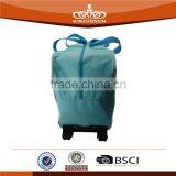 China Wholesale Light Blue 600D Trolley Luggage Bag thumbnail-3
