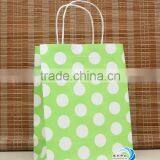 Accpet Order Colorful White Kraft Paper Bag for Shopping Packaging