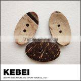 Good Quality Oval Wooden Sewing Buttons, Two Hole Wooden Button