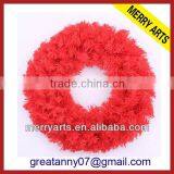Manufacturers hot sale red berry christmas wreath wholesale personalized christmas decoration wreaths