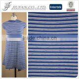 Jiufan Textile Hot Sale Hacci Stripe Fabric Yarn Dyed Knit RT Fabric For Sweater thumbnail-1