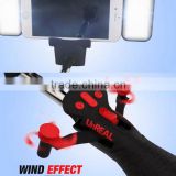 Wholesale Automated Unreal Wireless Bluetooth Selfie Stick with Fan and LED Light