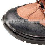 Anti-Puncture PU Injection Split Embossed Leather Safety Shoes thumbnail-5