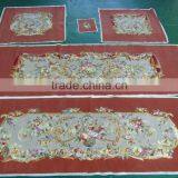 Antique Design!Red Imitate Handmade French Style Aubusson Sofa Cover thumbnail-1