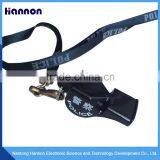 Police emergency ABS material whistle with lanyard