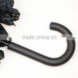 China Factory Black Straight Umbrella With Frills thumbnail-4