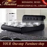 2014 New Bedroom Furniture Wood Bed,mechanism for Wall Bed,luxury Leather Bed for Christmas Promotion thumbnail-1