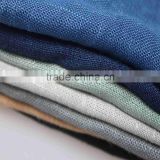 dyed fabric linen fabric for garment bag shoe linen cotton fabric