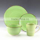 16pc Stoneware Dishwasher/microwave Safe Hand Painted Dinnerset Service for 4/ AB Grade/2016 New Design/ceramic Mug thumbnail-3