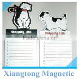 Promotional Meno Cats Animals Fridge Magnetic Notepad ,Notepad With Magnets