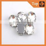 Sew on Crystal Rhinestones Claw Oval Stones for Shoes Ornament thumbnail-2