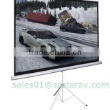Cheap Tripod Standing Projection Screen Portable Tripod Projector Screen thumbnail-3