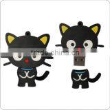 Cute Cat Shape 3d Pvc Rubber Usb Cover , Usb Flash Drive Cover thumbnail-1