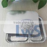 Fast Food Lunch Box/two Portion Foil Container, 2 Compartment Foil Container Manufacturer thumbnail-5