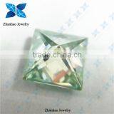 wholesale best price green color moissanite for jewelry