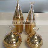 0.5oz New Design Acrylic Cosmetic Bottles and Jars Set JS-DS01&JS-DS02