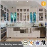 White Lacquer Hangzhou Kitchen Cabinets Remodeling Manufacturer