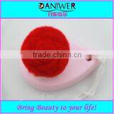 Wholesale Plastic Pink Cleansing Face Brush With Flower Synthetic Hair,Soft Face Wash Brush thumbnail-1