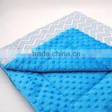 26 Colors Can Mix Multi-function Customized Minky Dot Baby Padding Quilt thumbnail-1