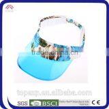 Plastic Brim Floral Printed Visot Hat Sun Hat thumbnail-1