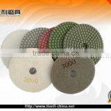 high quality Flexible Resin Diamond Wet Polishing Pads for Angle Grinder
