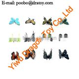 decoration plastic flying butterfly toy