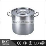 Stainless Steel Commercial HK Stackable Soup Pot With Lid