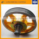 ISO9001-2008 Cast Iron Elevator Wheels /elevator Parts/elevator Casting thumbnail-4