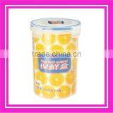 1800ml Cylinder Plastic Food Crisper & Preserving Case
