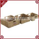 Home or Hotel Towel and Shower Gel Storage Tool Seagrass Woven Bathroom Basket thumbnail-2