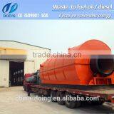 High Grade Waste Tyre Oil Recycling Pyrolysis Machine Exported to Malaysia thumbnail-2