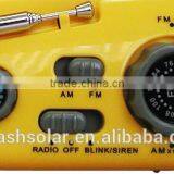 Solar AM FM Radio With Hand Crank Power Digital Mobile Portable Radio thumbnail-4