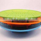 Fruit Vegetable Tray Pan Shelf Basket Container Drainage Plate Bowl Steamer 3 in 1 thumbnail-2