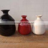 Black and White Bud Flower Vase ,mini Stoneware Vase thumbnail-3