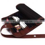 Factory Wholesale Roll Up 48 Slots Pencil Pouch Canvas Pencil Case thumbnail-3