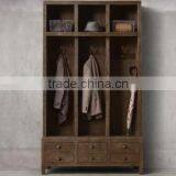 Trade Assurance Most Popular Home Room Used Luxury Storage Teak Wood Wardrobe Furniture thumbnail-1