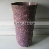 Biodegradable Round Bamboo Fiber Vase in Different Sizes thumbnail-3