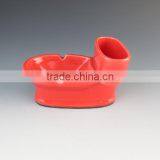 Stock Cheap Ceramic Craft Glazed Ashtray Toilet Shape thumbnail-5