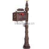 China Metal Mailbox Antique Aluminum Mailbox for Sale thumbnail-2