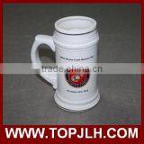 Logo Custom Non-disposable Ceramic Beer Mug 22oz Cup White Mug thumbnail-4