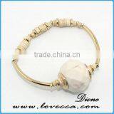 Bohemian Jewelry 2016 Guangzhou Wholesale Synthetic Turquoise Stone Bracelet thumbnail-2