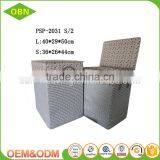 Wholesale Dirty Clothes Basket Plastic Laundry Basket for Hotel thumbnail-2