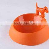 3D Dog Design Matte Plastic Pet Bowl thumbnail-1