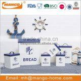Unique Airtight Colorful Kitchen Bread Box and Canister Set thumbnail-6