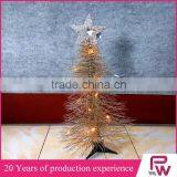Glitter Pine Needle Artificial Christmas Tree With Ornaments thumbnail-5