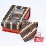 Set of Silk Neck Tie With Cufflinks and Handkerchief With Various Colors and Design thumbnail-4