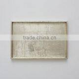 Silver Lacquer Serving Tray thumbnail-3